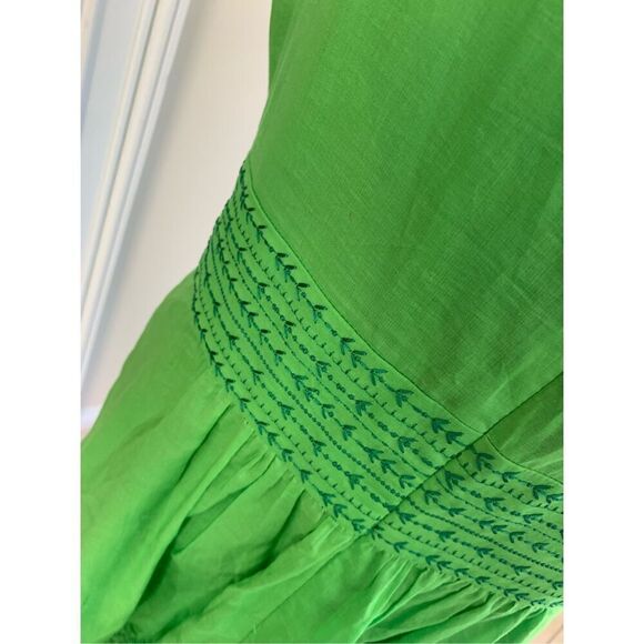 Jones of New York Green Cotton Sleeveless Dress - Picture 5 of 7